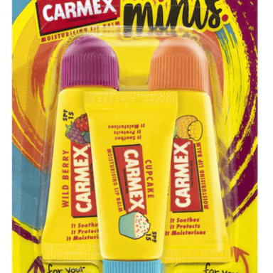 CARMEX MINIS FUN SQUEEZE TUBE ASSORT 3 PACK