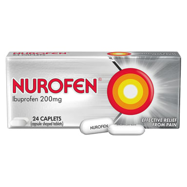 NUROFEN 200MG 24 CAPLETS