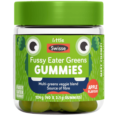 LITTLE SWISSE FUSSY EATER GREENS GUMMIES 40 PASTILLES