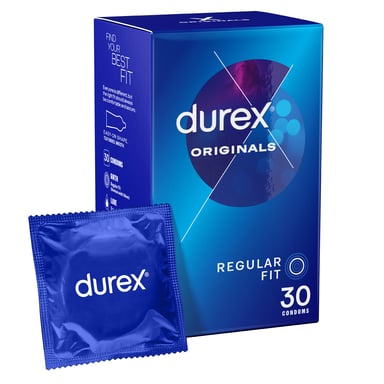 DUREX REGULAR CONDOMS 30 PACK