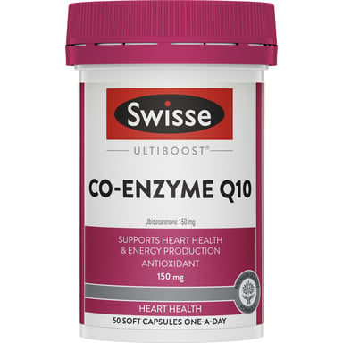 SWISSE COQ10 150MG  50 CAPSULES