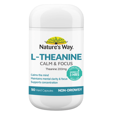NATURES WAY L-THEANINE 50 TABLETS