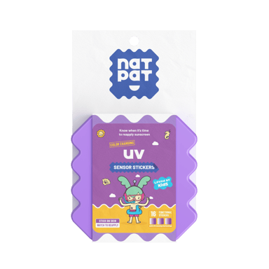 NATPAT SUNNYPATCH UV SENSING COLOR CHANGING STICKERS 16 PACK