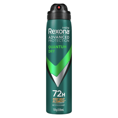 REXONA MEN ADVANCE PROTECT ANTIPERSPIRANT QUANTUM DRY 72HR 220ML