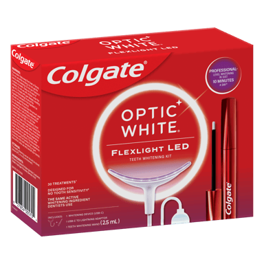 COLGATE OPTIC WHITE FLEXLIGHT LED WHITENING KIT 2 PACK