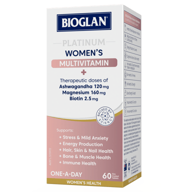 BIOGLAN PLATINUM WOMEN'S MULTIVITAMIN 60 TABLETS