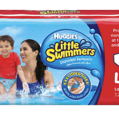 HUGGIES SWIM PANTS LARGE 14+KGS 10 PACK