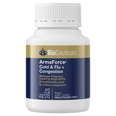 Bioceuticals Armaforce Cold & Flu + Congestion 60 Tablets