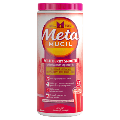 METAMUCIL WILD BERRY SMOOTH 425G 72 DOSES