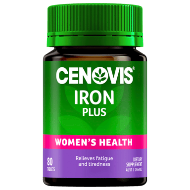 CENOVIS IRON PLUS 80 TABLETS