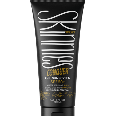 SKINNIES CONQUER GEL SUNSCREEN SPF50+ 100ML