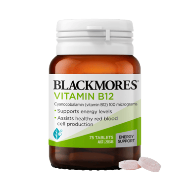 BLACKMORES VITAMIN B12 75 TABLETS