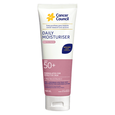 CANCER COUNCIL FACE SUNSCREEN MOISTURE & BODY TUBE SPF50+ 150ML