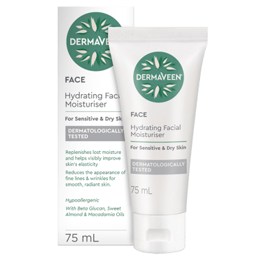 DERMAVEEN HYDRATING FACIAL MOISTURISER 75ML