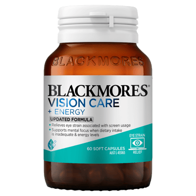 BLACKMORES VISION CARE + ENERGY 60 CAPSULES