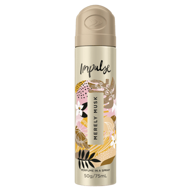 IMPULSE WOMEN BODY SPRAY MERELY MUSK 75ML