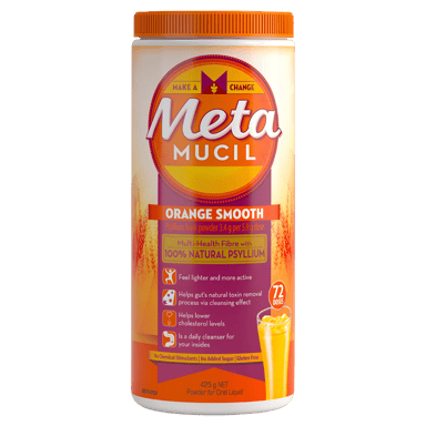 METAMUCIL ORANGE SMOOTH 425G 72 DOSES