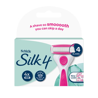 SCHICK QUATTRO WOMEN REFILL BLADES 4 PACK