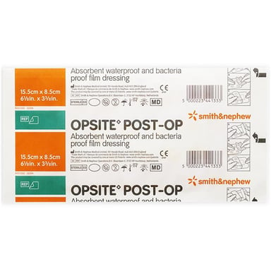 OPSITE POST OP 15.5CM X 8.5CM 1 PACK