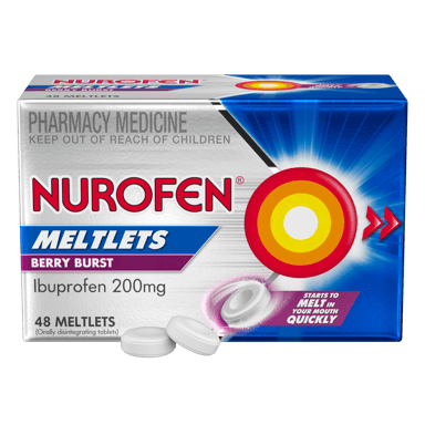 NUROFEN BERRY BURST 200MG 48 MELTLETS