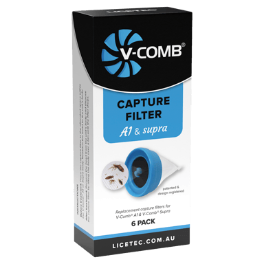 LICETEC V-COMB A1 SUPRA CAPTRUE FILTERS 6 PACK