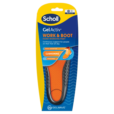 SCHOLL GEL ACTIV WORK & BOOT SMALL INSOLES
