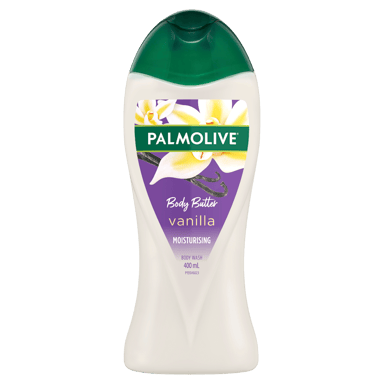 PALMOLIVE BODY BUTTER BODY WASH HEAVENLY VANILLA MOISTURISING 400ML