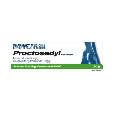 PROCTOSEDYL HAEMORRHOID RELIEF OINTMENT 30G