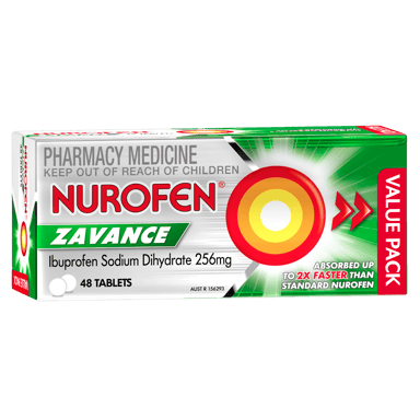 NUROFEN ZAVANCE 48 TABLETS