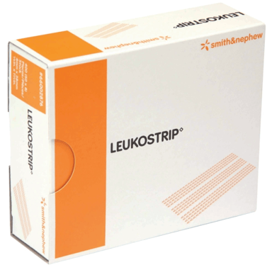 LEUKOSTRIP WOUND CLOSURE STRIPS 6.4MM X 76MM SINGLE 1 PACK