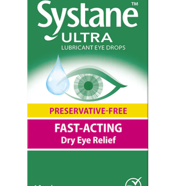 SYSTANE ULTRA PRESERVATIVE FREE LUBRICANT DROPS 10ML