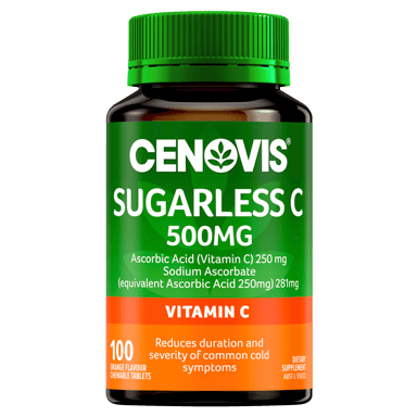 CENOVIS SUGARLESS C 500MG 100 TABLETS