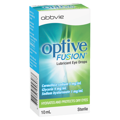 OPTIVE FUSION LUBRICANT EYE DROPS 10ML