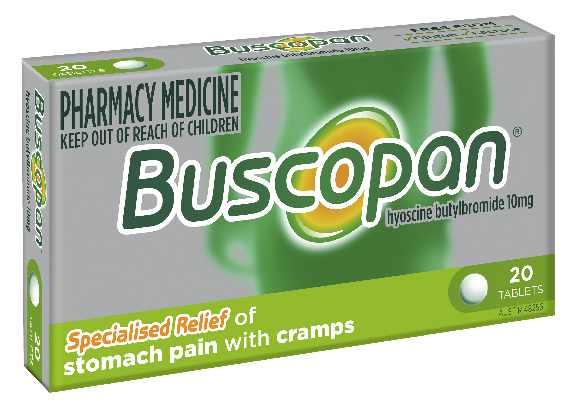 BUSCOPAN 10MG 20 TABLETS - Image 10