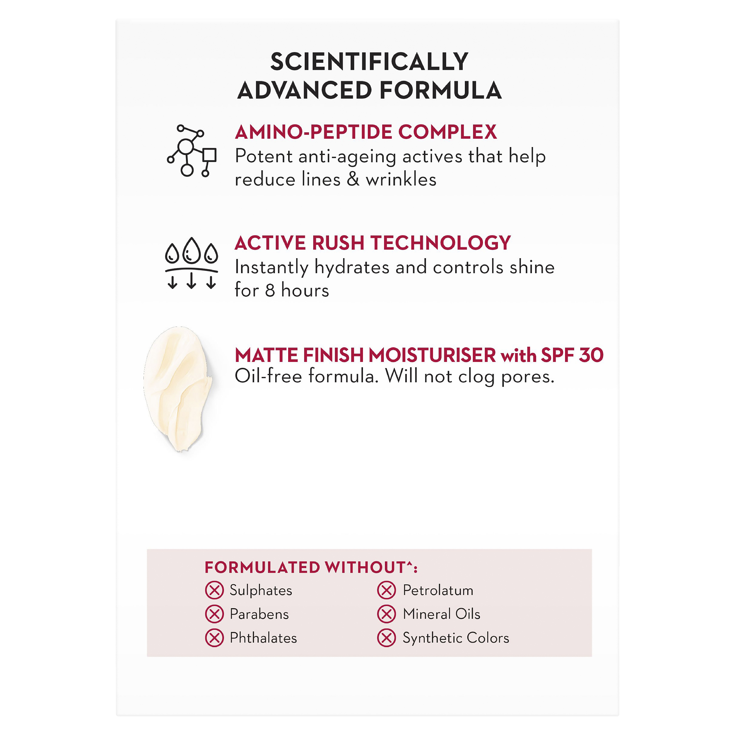 OLAY REGENERIST WHIP FACE CREAM MOIST SPF30 CREAM 50G - Image 6