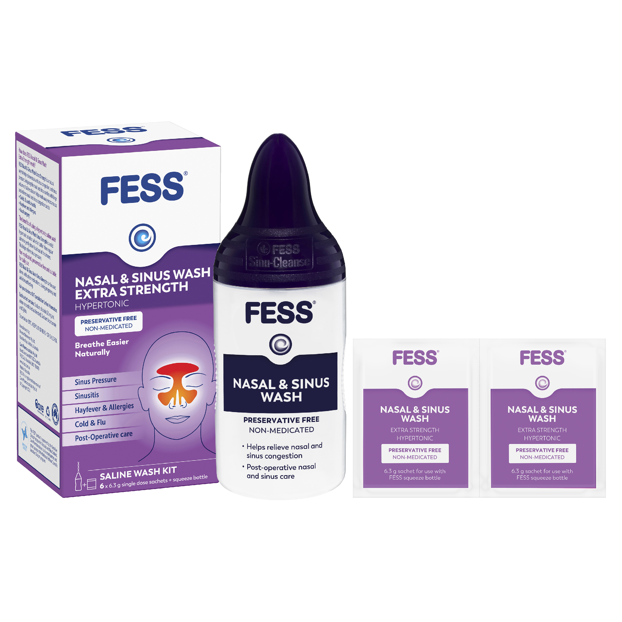 FESS NASAL & SINUS WASH EXTRA STRENGTH STARTER KIT 6 - Image 11