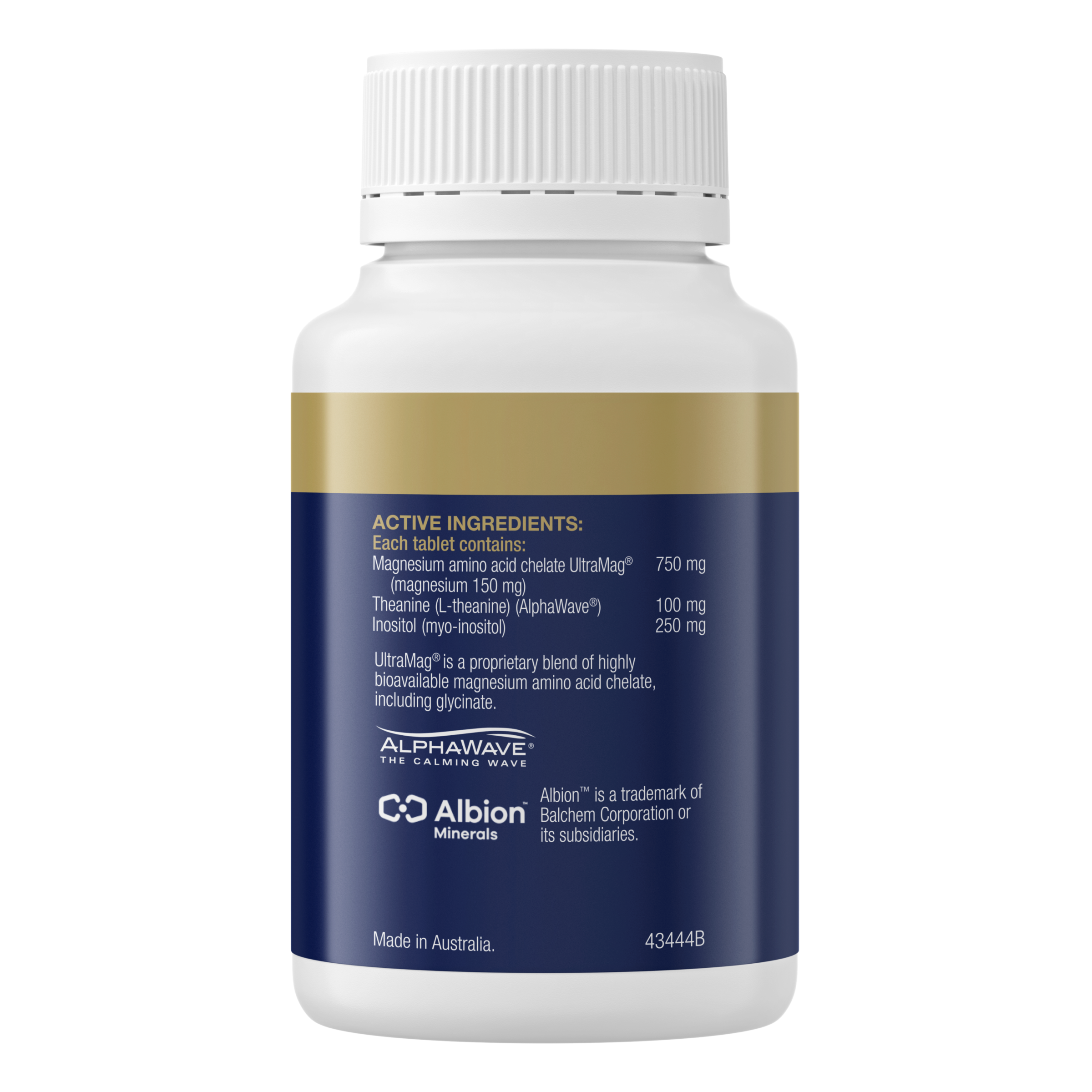 BIOCEUTICALS ULTRA MUSCLEZE NIGHT + L-THEANINE 60 TABLETS - Image 3