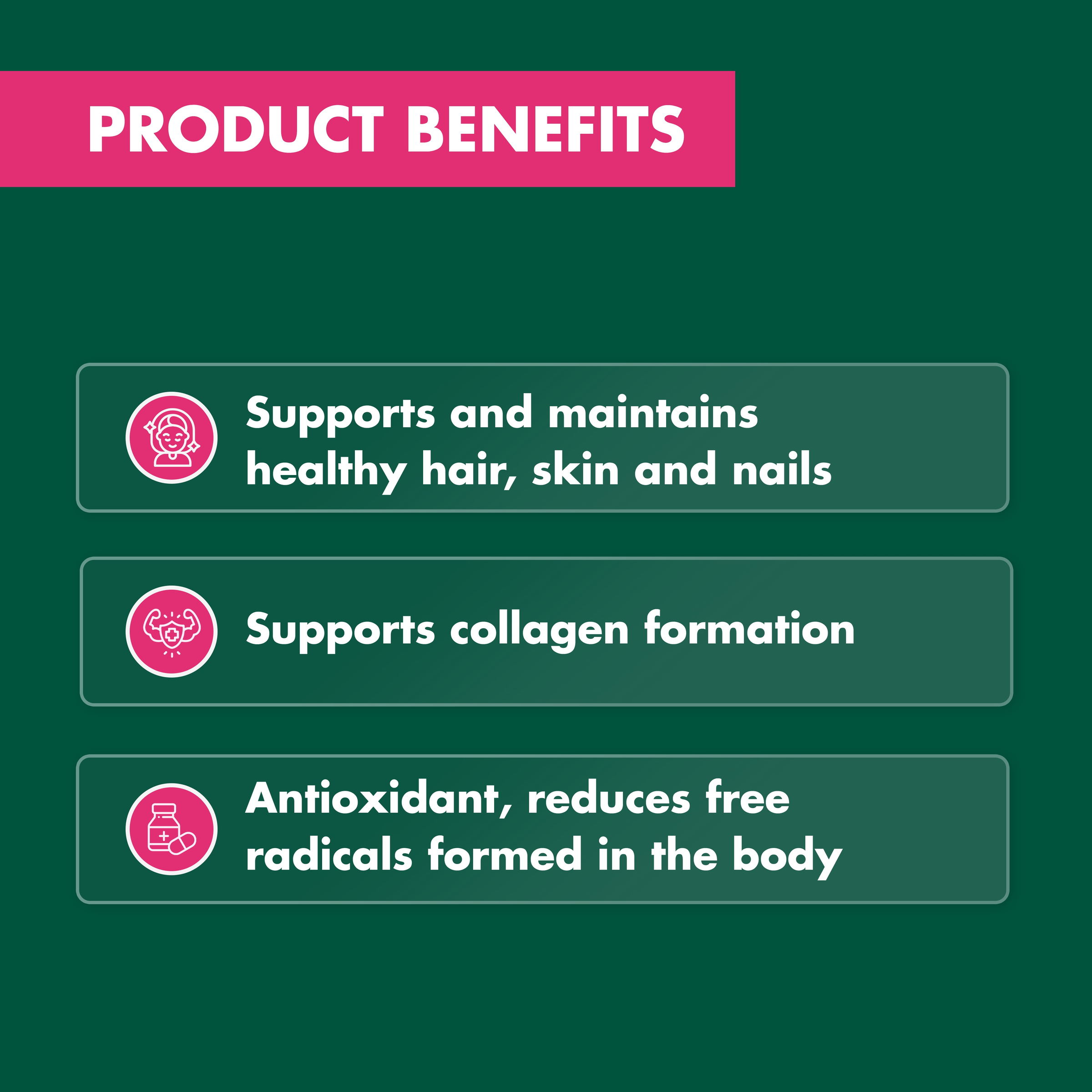 NATURES OWN HAIR SKIN AND NAILS 50 TABLETS - Image 6