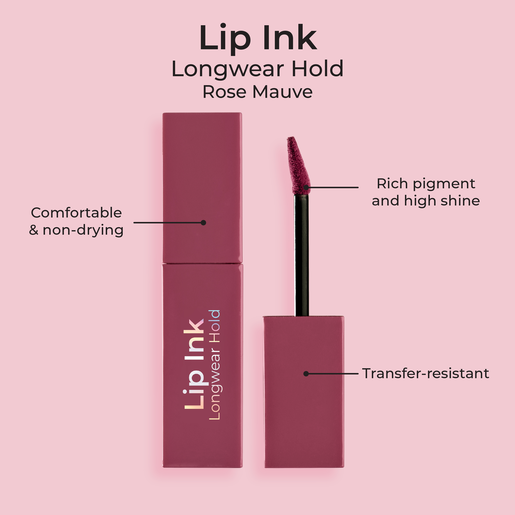 MCO BEAUTY LIP INK LONGWEAR HOLD ROSE MAUVE 4.2ML - Image 2
