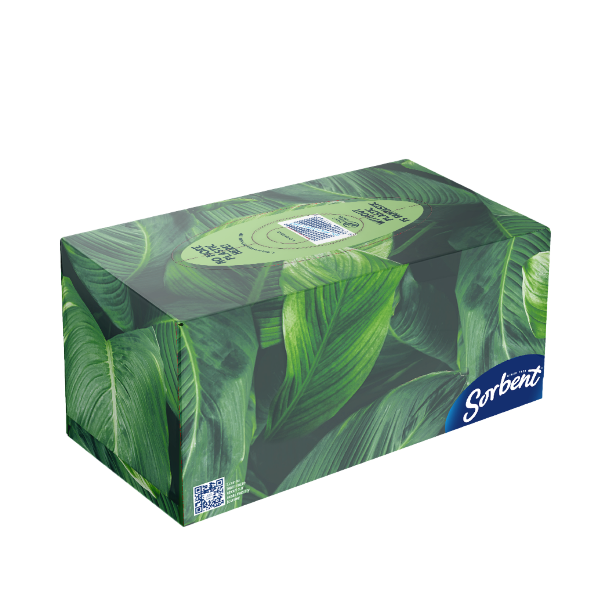 SORBENT FACIAL TISSUES SILKY WHITE 250 PACK - Image 3