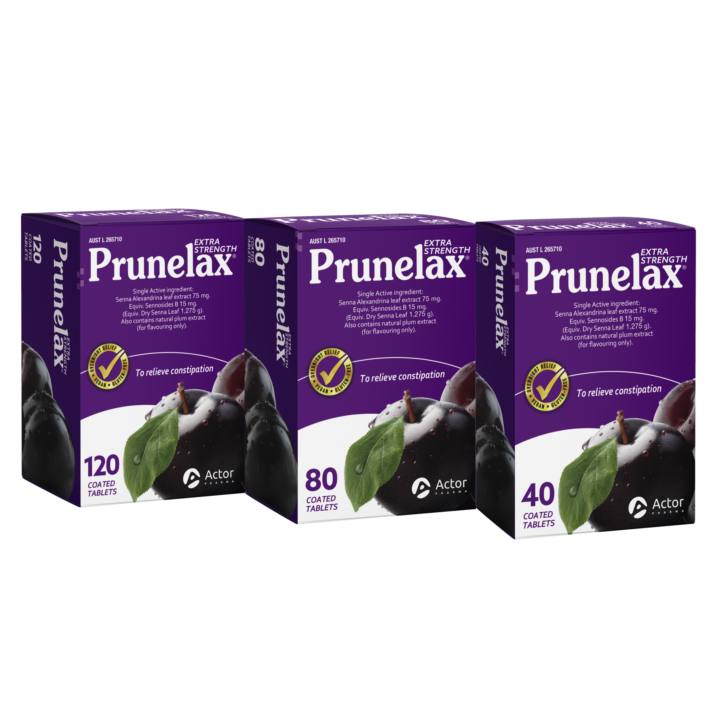 PRUNELAX EXTRA STRENGTH  120 TABLETS - Image 3