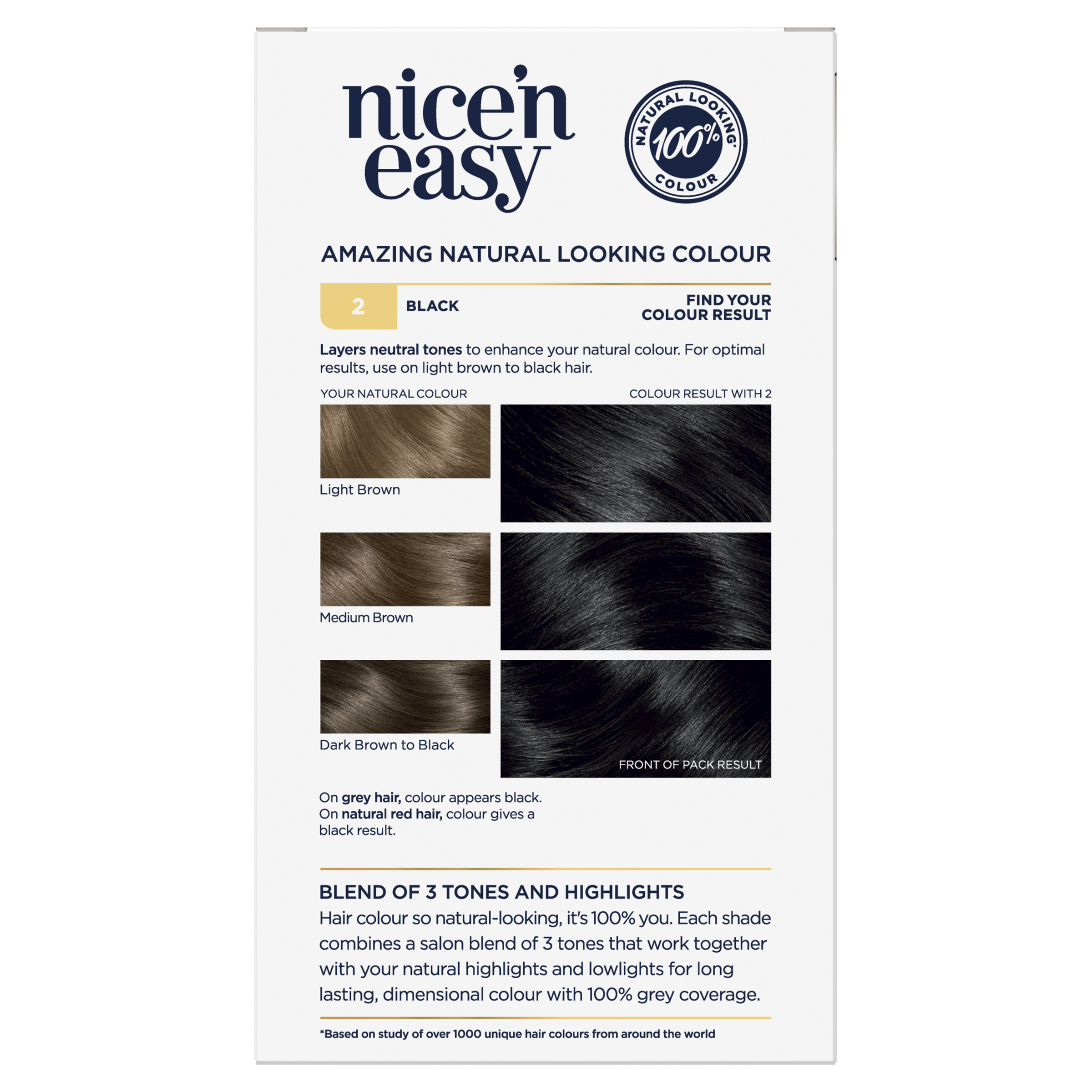 CLAIROL NICE N EASY 2 BLACK - Image 4
