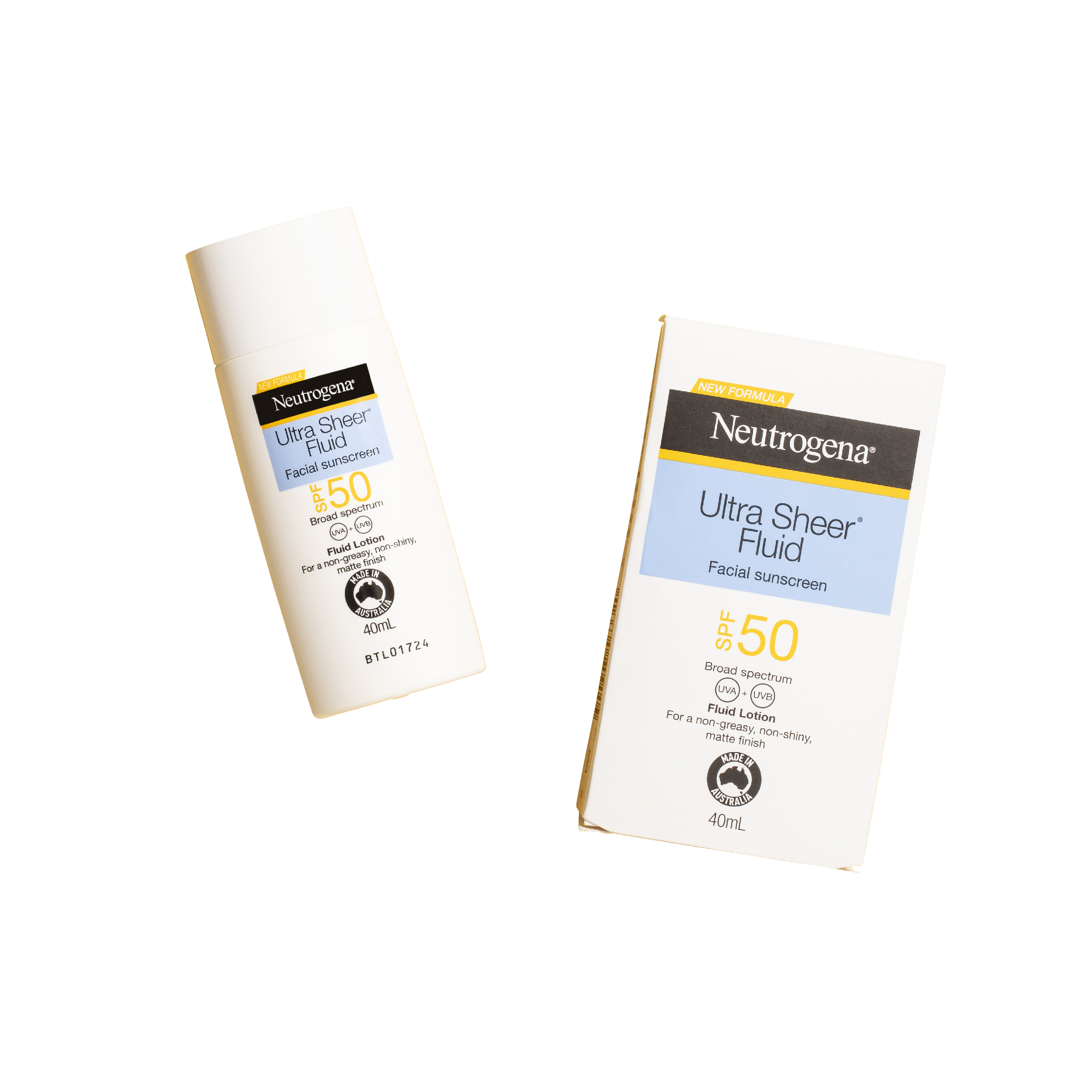 NEUTROGENA ULTRA SHEER FACE FLUID SPF50 40ML - Image 10