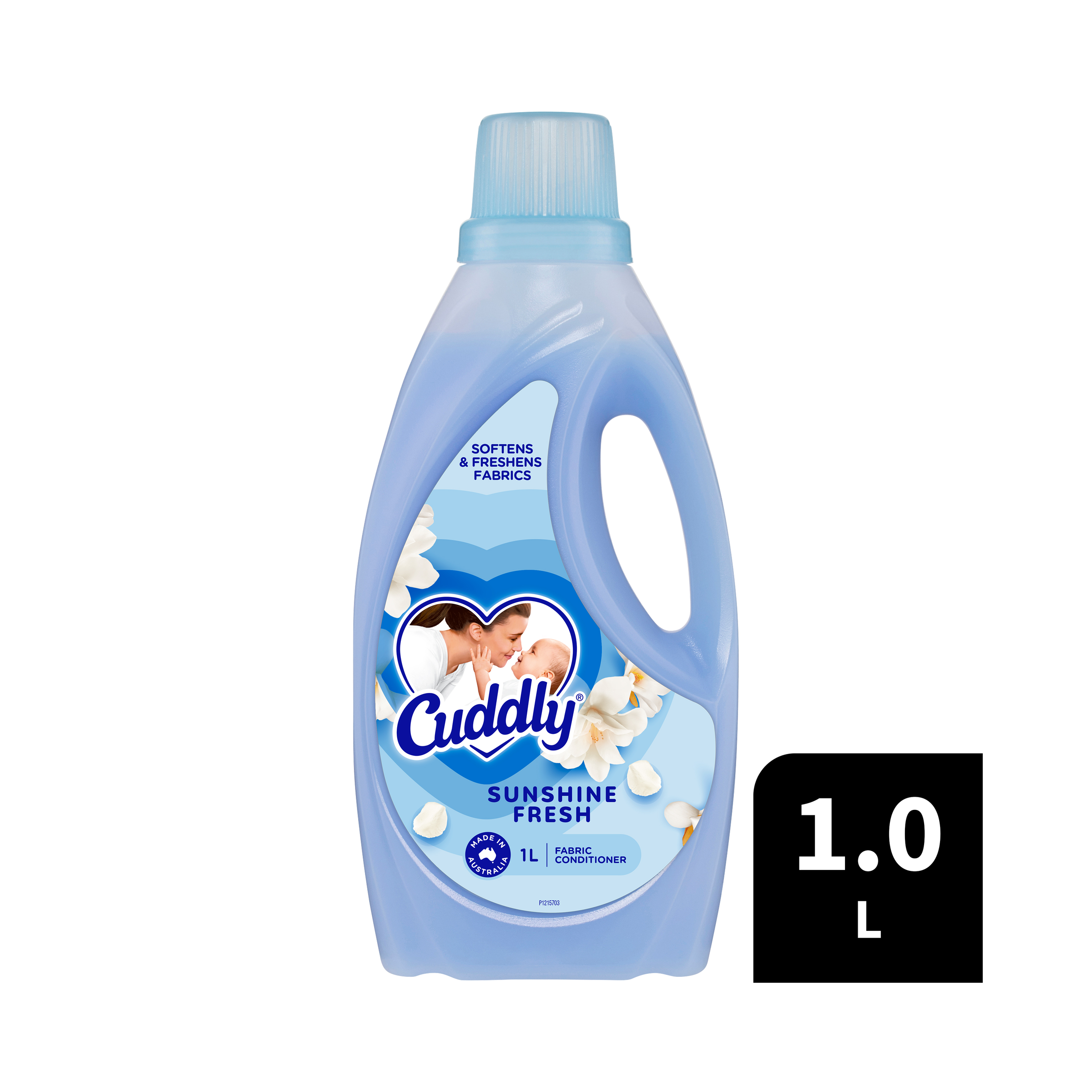 CUDDLY LIQUID FABRIC SOFTENER SUNSHINE FRESH 1 LITRE - Image 9