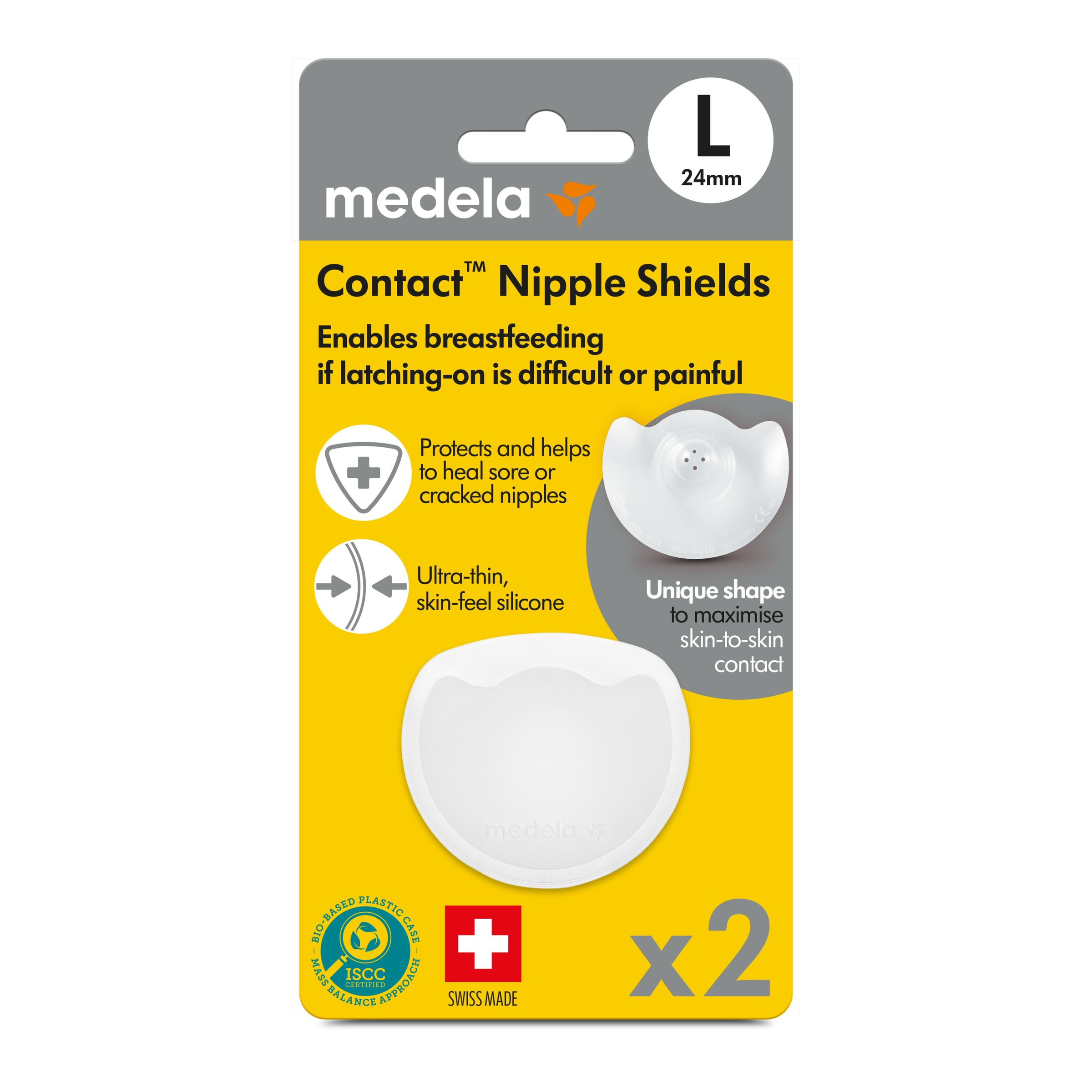 MEDELA CONTACT NIPPLE SHIELDS LARGE - Image 2