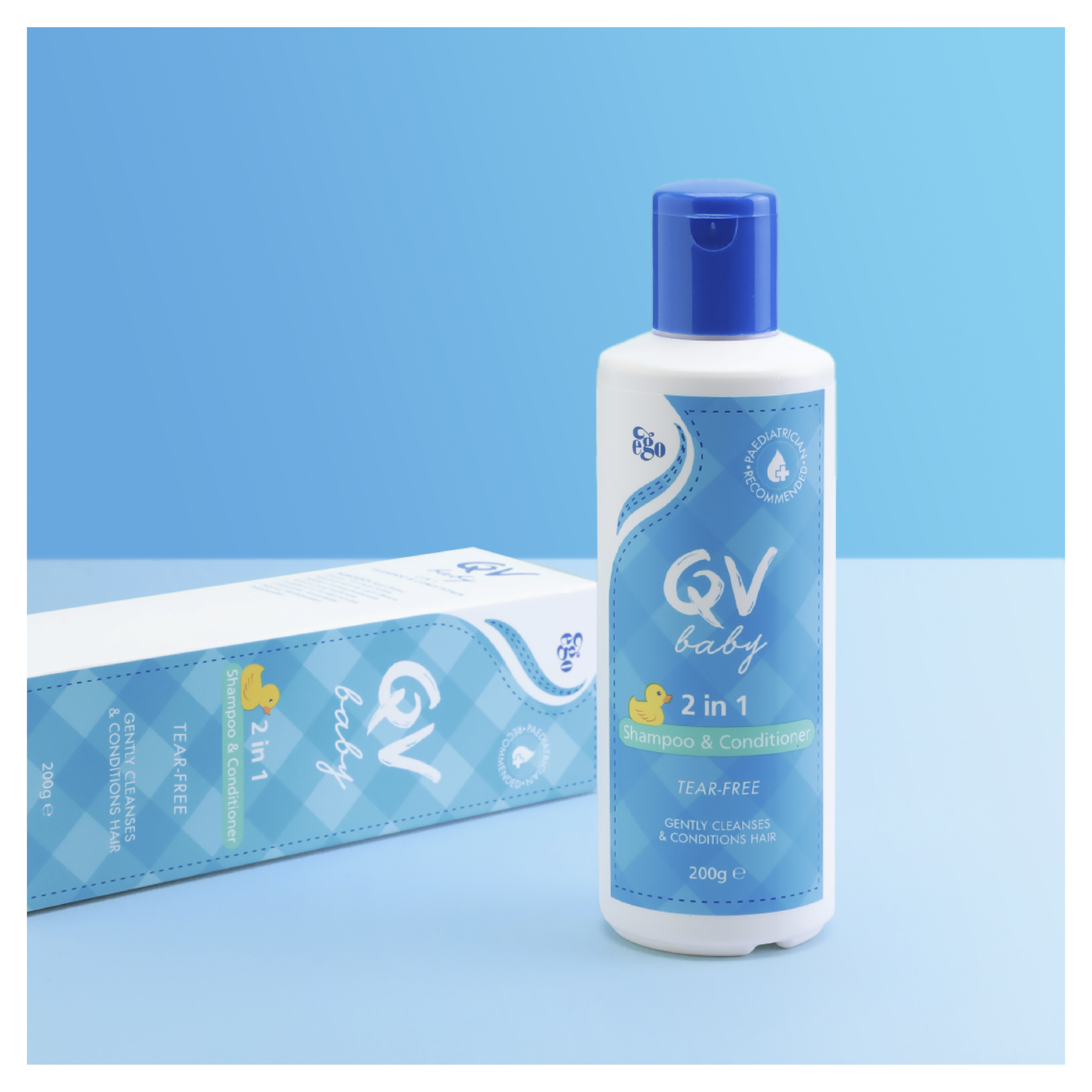 EGO QV BABY 2 IN 1 SHAMPOO & CONDITIONER 200ML - Image 3