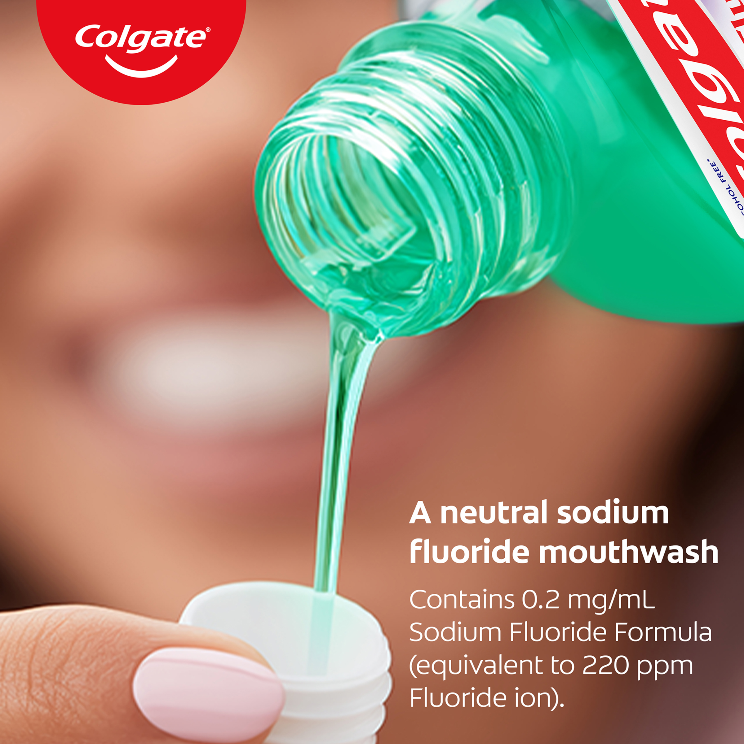 COLGATE MOUTHWASH NEUTRAFLUOR 220 ALCOHOL FREE 473ML - Image 5