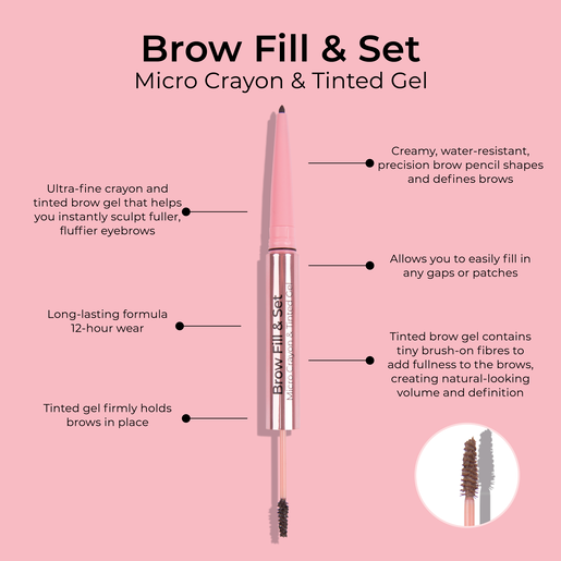 MCO BEAUTY BROW FILL & SET LIGHT/MEDIUM - Image 3