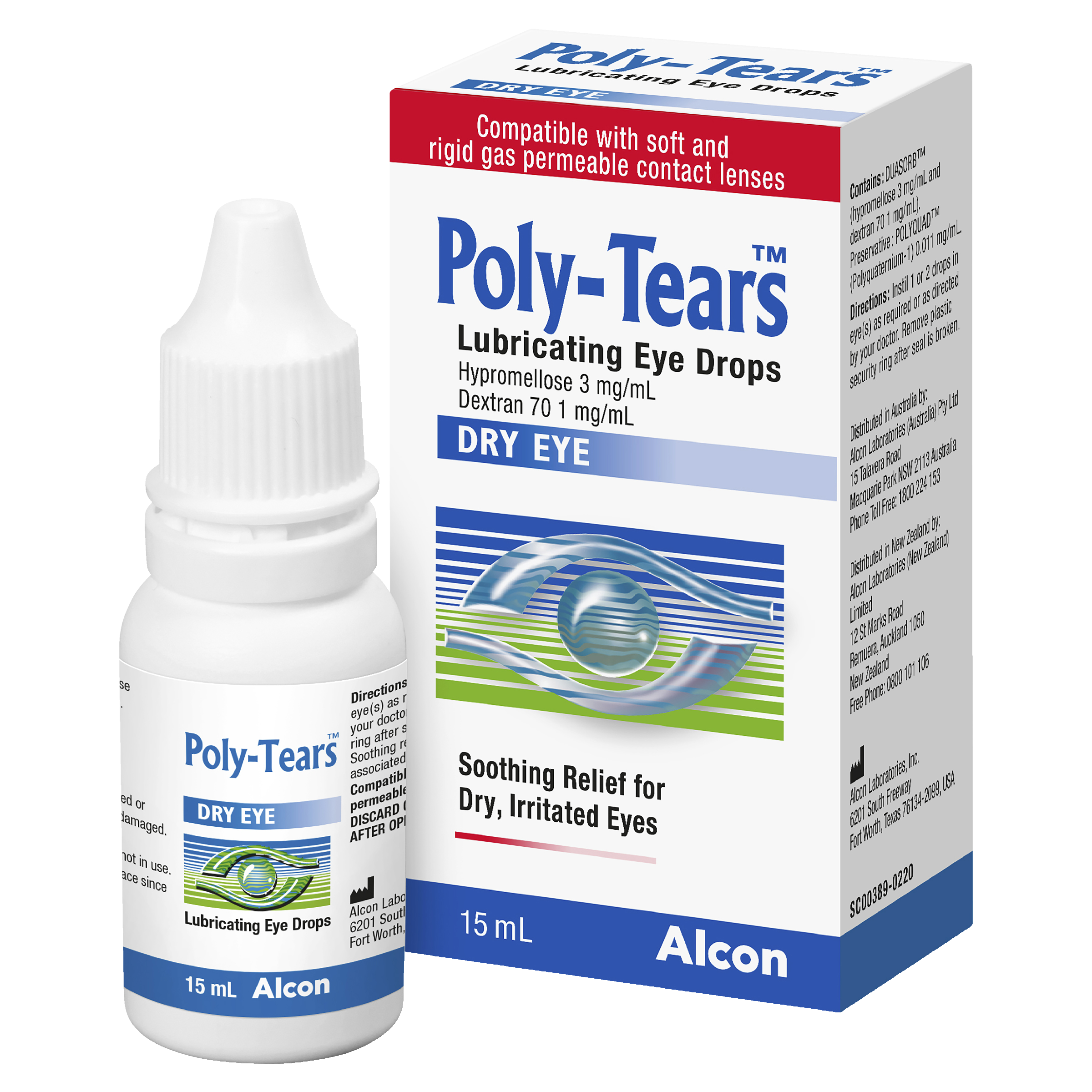 POLY-TEARS LUBRICANT EYE DROPS 15ML - Image 7