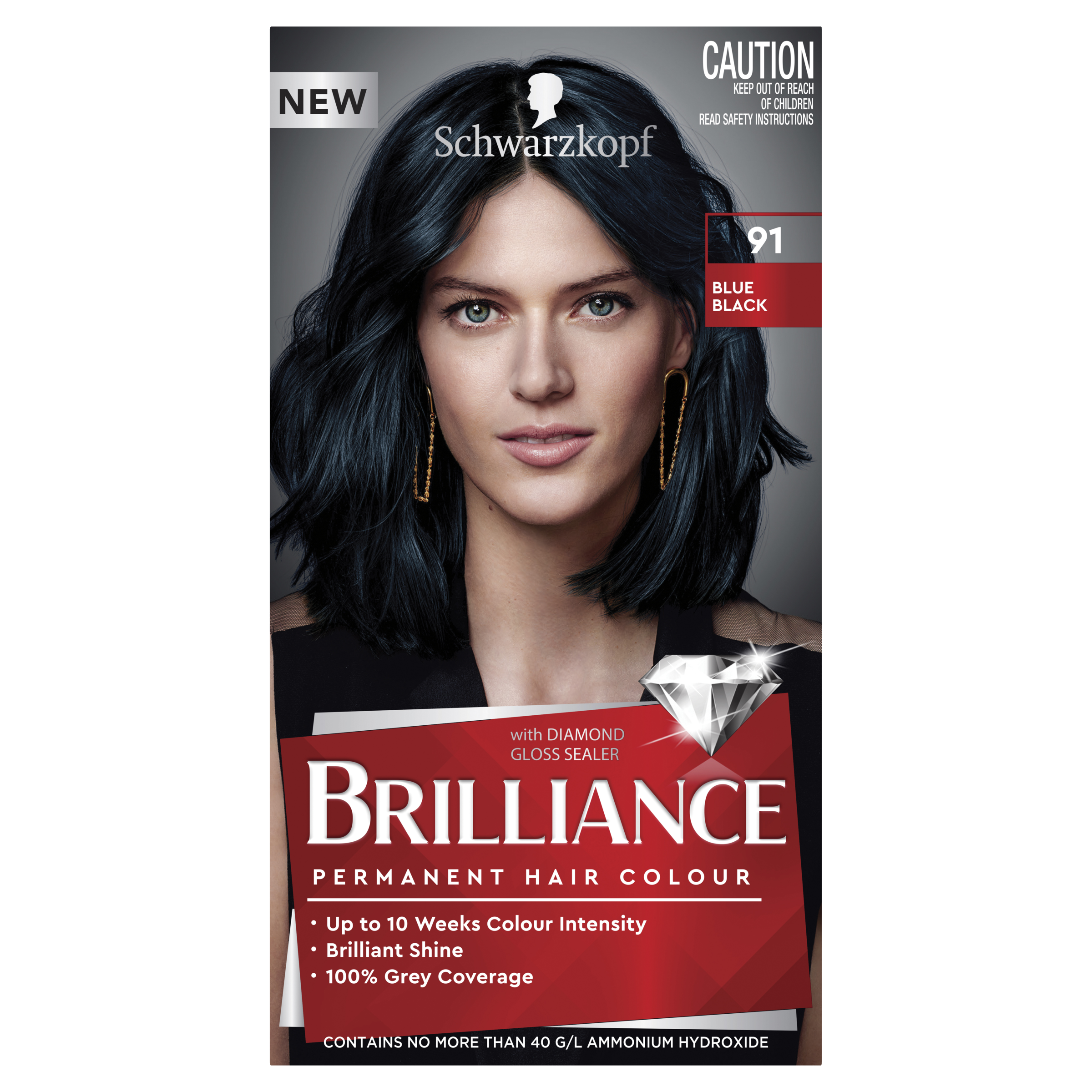 SCHWARZKOPF BRILLIANCE 91 BLUE BLACK - Image 2